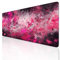 Tapis de Souris XXL Gamer 100x50x0.4cmTapis Souris Pink Tapis Gaming Grand Tapis de Bureau Base en Caoutchouc Antidérapante, sous Main Bureau à Bords Cousus pour Gamer, Ordinateur, PC, Bureau 3-683