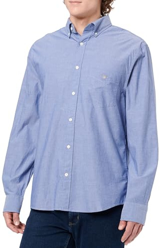 GANT REG Classic Poplin Shirt, Blue, 3XL