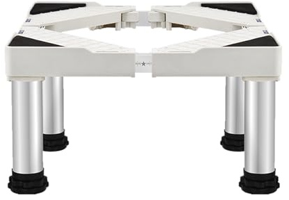 TYJZKJWQ Einstellbarer Sockel 29-31cm für kühlschrank erhöhung,Gefriertruhen & Geschirrspüler untergestell– Robust, korrosionsbeständig bis zu 200 kg Tragkraft (47-70 cm)