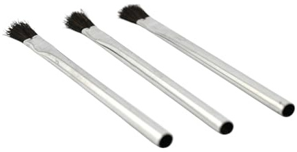 LUTTMANN® Auftragepinsel für Haarsystem-Kleber – 3 Stück | Präziser & gleichmäßiger Kleberauftrag für Perücken, Toupets & Haarsysteme