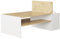 Vicco Couchtisch Rubby, Couchtisch mit der Ablage, Artisan Eiche/Weiß, 110 x 60 cm
