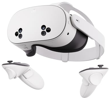 Meta Quest 3S 128GB – Dive into mixed reality – All-in-one headset (EXCLUDING 3 Months Games Trials) (Renewed)