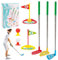 PLLYPE Minigolf Set Spielzeug für Kinder, 12 Stück Minigolf Set mit Einziehbaren Golfschlägern, Minigolf Kinder 3-8 Jahre, Indoor und Outdoor Spielzeug