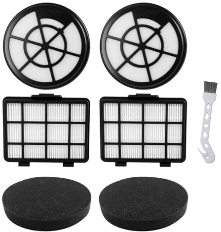 Set di 2 filtri HEPA di ricambio per aspirapolvere Bosch BBZ152EF Serie 2, 2 HEPA + 2 filtri di scarico per Bosch BGC05A320 BGC05A220A BGC05AAA1 BGC05A322 BGC05AAA2 BGS05X240