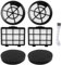 Set di 2 filtri HEPA di ricambio per aspirapolvere Bosch BBZ152EF Serie 2, 2 HEPA + 2 filtri di scarico per Bosch BGC05A320 BGC05A220A BGC05AAA1 BGC05A322 BGC05AAA2 BGS05X240