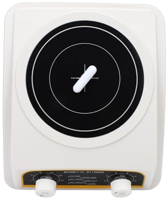 ZDAGELD Agitatore Magnetico da Laboratorio Mixer 2200PRM Capacità di Agitazione 1000ml, Piastra di Agitatore Magnetico Elettrico con Timer, Controllo Continuo della Velocità per (Spina europea