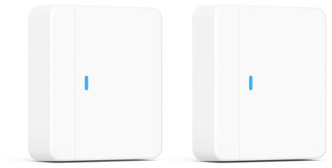 X-Sense Smart Türsensor, mit austauschbarer Batterie, 2 Stück, SDS0A | kompatibel mit Alexa, Sicherheitskit AS05/AS08 Zubehör, für Verschiedene Türen und Fenster in Wohnungen, Schlafsälen