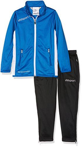 Uhlsport Kinder Essential Classic Trainingsanzug, Azurblau/weiß, 116 EU