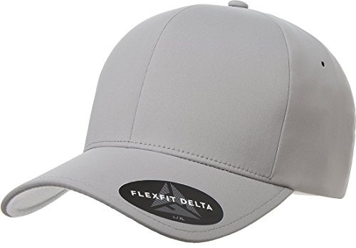 Flexfit Herren Delta Seamless Cap Hut, Silber, S/M