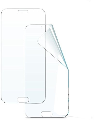 NOVAGO - Juego de 2 Protectores de Pantalla Gel Flexibles y Resistentes contra caídas y Golpes, Cubre Toda la Pantalla (vídeo de colocación Antes de su aplicación)