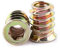 20Pcs Kit d'Assortiment Vis Boulon à Tête Plate Six Pans Creux Entièrement Filetée au Carbone Zingué Pour les meubles en bois(M6*15mm)