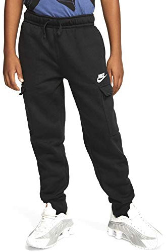 Nike Garçon B Nsw Club Cargo Pants, Black/Black/White, 10 ans EU