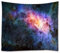 A.Monamour Wandteppiche Nebel Gaswolke Im Tiefen Weltraum Universum Galaxie Sterne Abstrakt Hintergrund Textil Stoff Wandbehang Tapisserie Vorhänge Tischdecke Tagesdecke Strandtuch 102x153cm