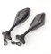 LUXUNA Motorrad Spiegel Carbon Motorrad Blinker Rückspiegel Für Y&AMAHA FZ1 YZF R1 R6 R6S 2006 2007 2008