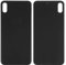 Cover posteriore per batteria sostitutiva parti di ricambio compatibile con iPhone XS Max, (nero, bisogno di rimuovere il vetro della fotocamera, piccolo foro)