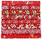 aufodara 8 Stück Baumwollstoff Meterware Stoffpaket 50 x 50 cm Stoff, Stoffe zum Nähen, Patchwork zum Quilten DIY Basteln Handwerken, Quadrate Baumwolltuch (Rot)