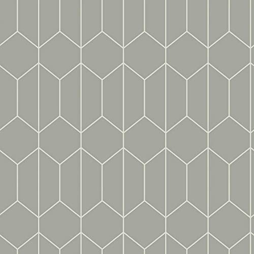 Arthouse Linear Geo Grey Wallpaper - Geometric Shapes - for Living Spaces & Feature Walls - Kitchen Bedroom Hallway Dining Room Office Study 10.05m x 0.53m Roll 909700