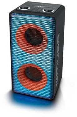 Muse M1808DJ - Altavoz portátil (150 W), Color Negro