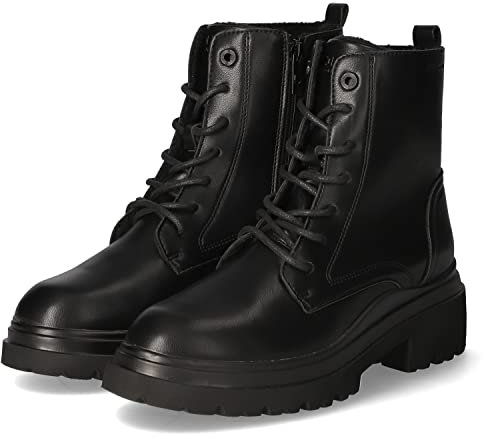 Tom Tailor Damen 4295201 Stiefelette, Black, 38 EU