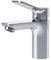 AM.PM X-Joy Mitigeur Lavabo Compact Chromé - Robinet de Salle de Bain pour Petit Lavabo avec Cartouche Céramique SoftMotion - Hauteur Bec 79mm