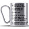 Trendation - Feuerwehr Edelstahl Tasse Karabiner Geschenke Zubehör Lustig Einsatz Geburtstag Spruch Mann Praktikant (Silber)
