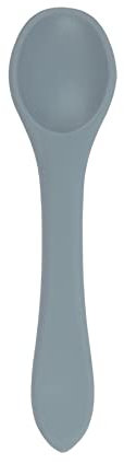 Tiny Dining Baby Spoon - Tradewinds - 1 Pack - Silicone Self Feeding Toddler Spoons Kids Dinnerware for Weaning, Baby Feeding