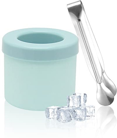 1pcs Cylinder Ice Cube Mold, Silicone Ice Cube Mold with Lid, Ice Cube Tray Ice Bucket, Ice Maker Ice Cube Tray for Cocktail, Juice