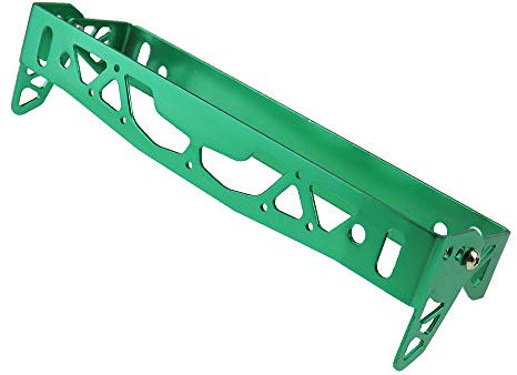 TENREV Car License Plate Frame Universal Aluminum For Power Racing For J=D-M Styling Rotating Number License Plate Frames Tag Holder Adjustable car replacement parts (Color : Green)