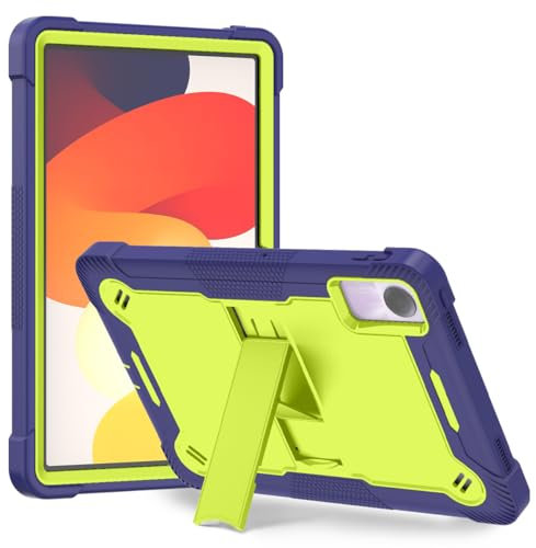 Vakarey para Xiaomi Redmi Pad SE Funda Niños Antigolpes,Funda para Redmi Pad SE 2023 11 Pulgadas 2023,Azul+Verde