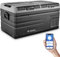AAOBOSI Nevera Portatil 90 L, Nevera Coche Doble Zona, 20 °C a -20 °C, 12/24 V DC,100-240 V AC, para Hogar, Camping, Viajes, Coche, Barco y Autocaravana