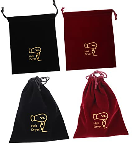 POPETPOP Bolsa De Viaje Para Secador De Pelo De Material Resistente Bolsa Con Cordón De Gran Capacidad Para Guardar El Secador De Pelo.