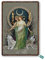 MATou Vintage-Mondgöttin Hecate Wandschild, Hexe, Wicca, Metallisch, 30,5 x 20,3 cm, Querformat, Wandmontage, Veranda