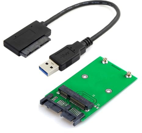chenyang USB 3.0 zu Micro SATA 16 Pin zu Mini SATA mSATA SSD Festplatte PCB Konverter Adapter für 50mm mSATA SSD