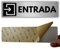 LEIASA | Señal Adhesiva Entrada - 5 x 18 cm - Grosor 0.8 mm - Señal Rectangular - Señal Entrada - Signo Entrada - Cartel adhesivo (Señal Entrada)