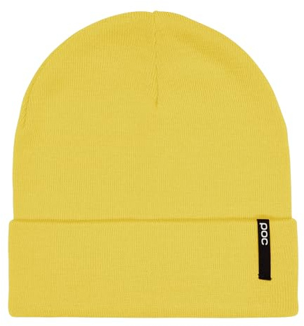 POC Beanie Flat – warme Merino-Acryl Mütze mit 1x1-Rippenstrick & breitem Umschlag