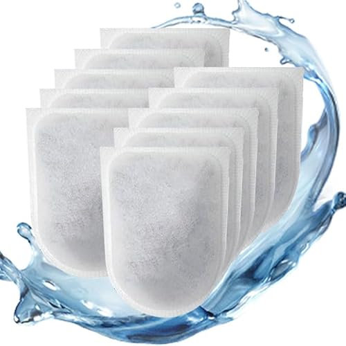 ATMWM 10 filtri di ricambio con carbone attivo e zeolite, cuscinetti filtranti per cartucce Tetra EasyCrystal Acquari, cartucce filtranti per Tetra EasyCrystal Filter Pack C600