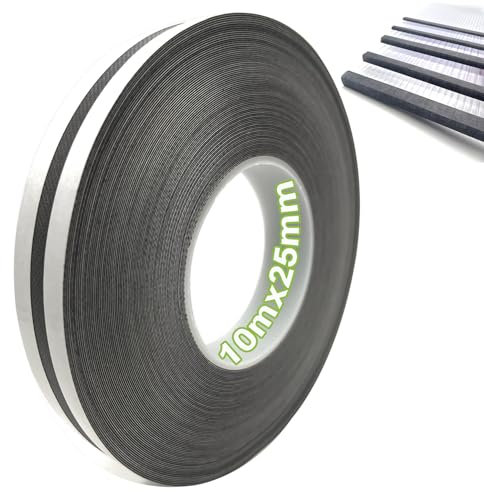 TEOV 10m Anti Dust Tape for Greenhouse Adhesive Tape, Width 25mm Edge Sealing Tape, for Multi-Wall Polycarbonate Roof Sheets 4-10 mm