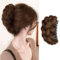 XFSRG Haarschmuck Dutt Pferdeschwanz Verlängerung Klaue Clip Kurzer Pferdeschwanz Brötchen Haarschmuck Einfach Scrunchie Haardutt Haarteile für Damen（Hellbraun）