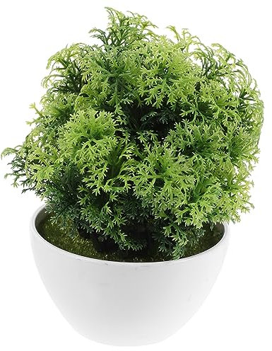 Holibanna 2er Satz Künstliche Topfpflanzen Tischdeko Kunstpflanze Im Topf Dekoration Für Balkon Und Zuhause