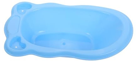 Toddmomy Badewanne für Puppenhaus Blaue Spielzeugwanne mit Zubehör für Erhöht Badevergnügen und Macht Rollenspiel Spannender