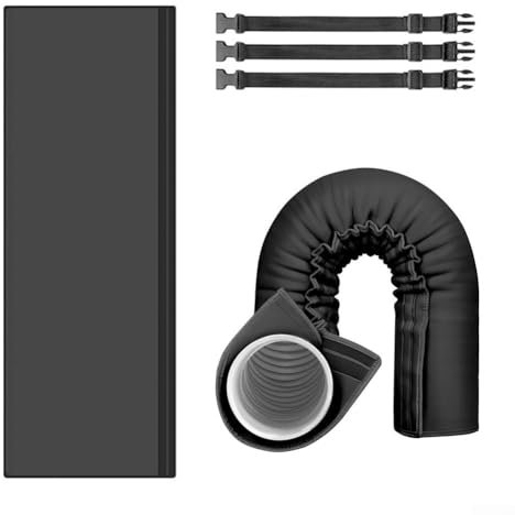HOHOVYVY Tuyau d'évacuation d'air de climatisation - 139 cm - Gaine de tuyau pour climatiseur mobile de 13 à 22 cm de diamètre