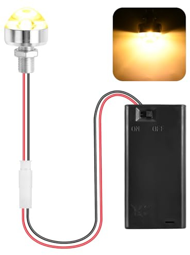 Mini LED Lichter für Puppenhäuser, Micro LED Licht, Kleine LED Lichter, Micro LED Licht, Puppenhaus Beleuchtung für Vitrinen Partydekoration DIY Puppenhauszubehör