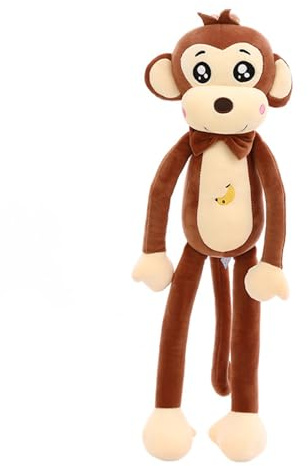 Xiyocadt AFFE Kuscheltier, Monkey, Plüschtier, Niedliches Stofftier zum Kuscheln und Spielen, Geburtstagsgeschenke für Kinder (40 cm,Braun)