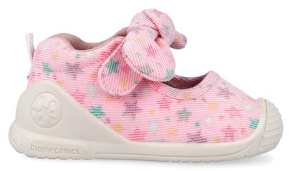 Biomecanics Mädchen-Schuhe aus Segeltuch für die ersten Schritte, Rosa, 21 EU