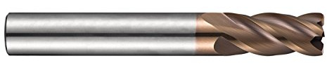 Dormer Schaftfräser mit Eckenradius, 10.00 mm x 0.3 mm, 1 Stück