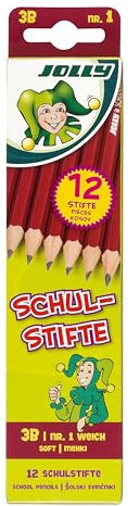 JOLLY Schulstift 3B Vorratspackung, 12 Stück