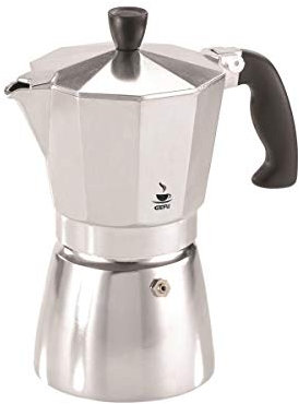 GEFU Espressokocher Lucino, Espresso-Kanne für 3 Tassen, Aluminium/Kunststoff, 16070