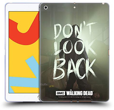 Head Case Designs Offizielle AMC The Walking Dead Dont Look Back Zitate Soft Gel Handyhülle Hülle kompatibel mit Apple iPad 10.2 2019/2020/2021