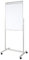 ALLboards Flipchart Beidseitig Mobiles Whiteboard 100x70cm Magnettafel, Fahrbar, Magnetisch, Trocken Abwischbar