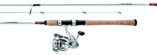 Daiwa Unisex-Erwachsene Crossfire LT Spinning Combo Spinnrute und Rolle, Silber, 6 ft 6 in Medium